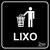 Lixeira 13 litros em aço inox